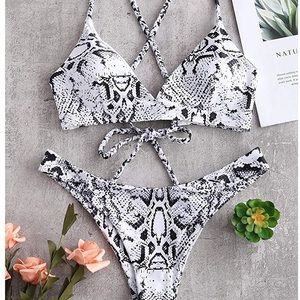 Zaful Snake Bikini